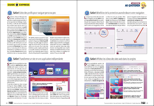 Compétence Mac 85 : Tout pour la photo iPhone et Mac • 50 astuces macOS Sonoma • 100% Sécurité - vos données à l’abri • Le Guide Antipannes Compétence Mac 85 : Tout pour la photo iPhone et Mac • 50 astuces macOS Sonoma • 100% Sécurité - vos données à l’abri • Le Guide Antipannes